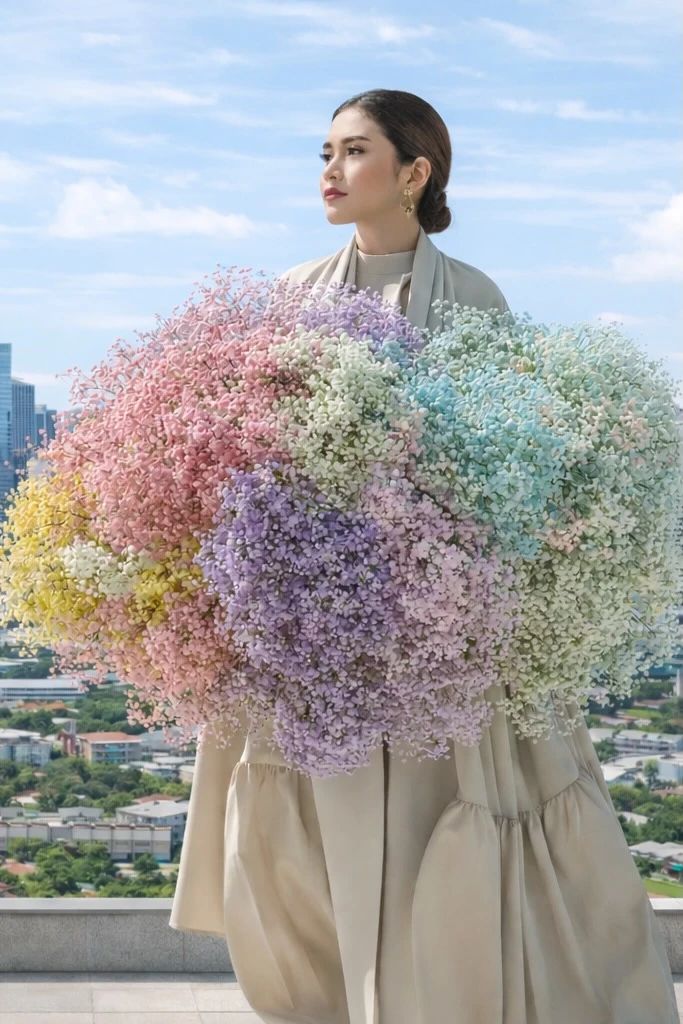 Extra Giant Luxury Unicorn Baby's Breath Bouquet