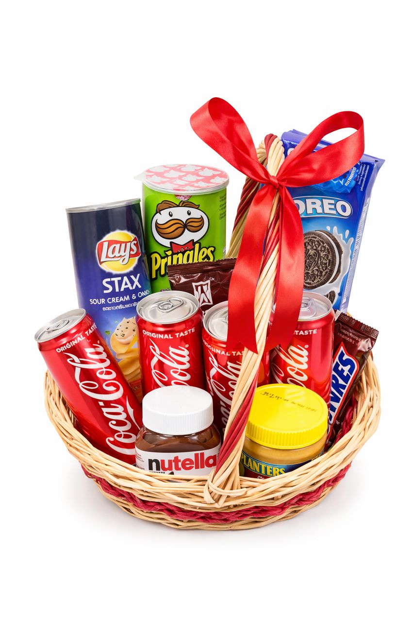 Cola Snacks Gift Basket