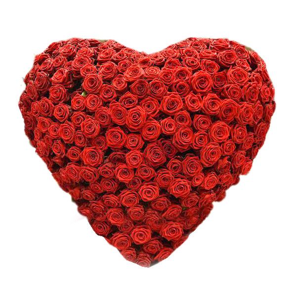 144 Roses Heart Bouquet