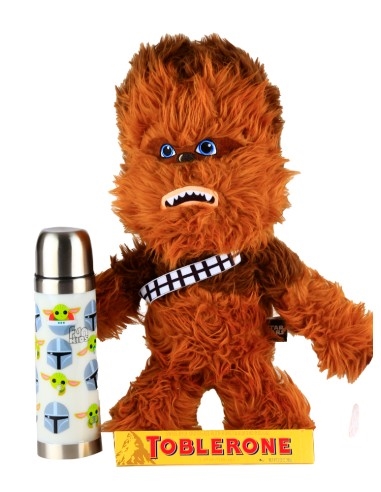 Chewbacca con Termo de Star Wars y Toblerone
