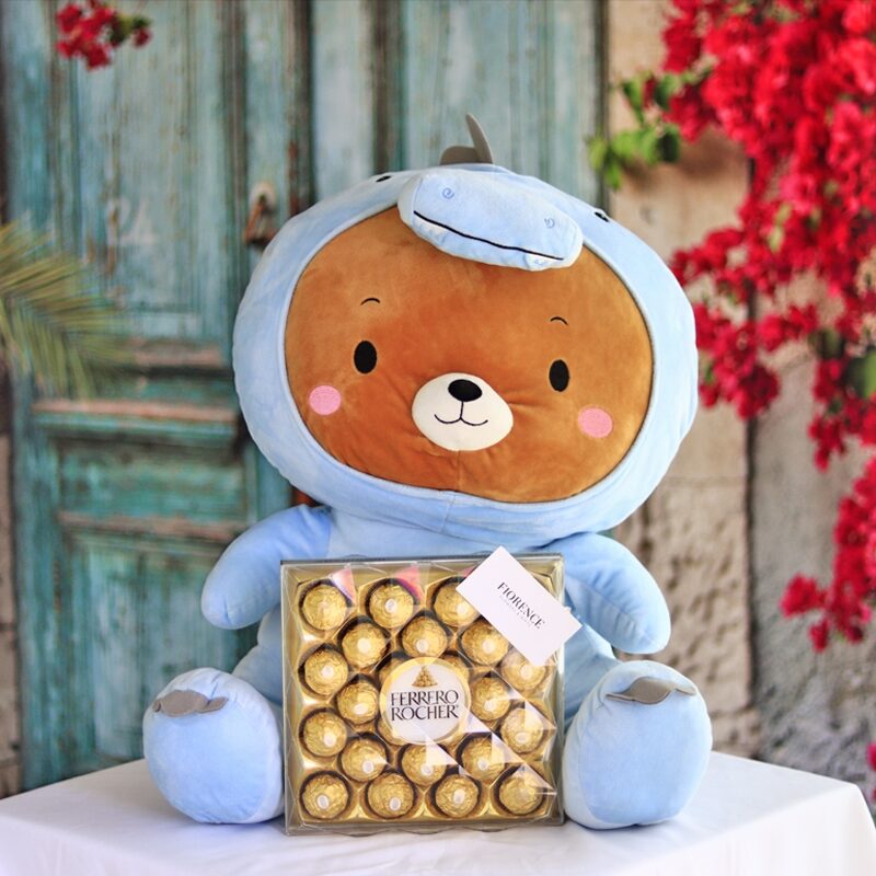 Dino-bear and Chocolates