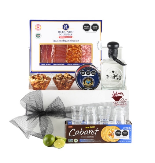 Special Gift with Tequila Don Julio 70, Charcuterie, Cheese and Snacks