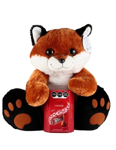 Giant Fox with Chocolates