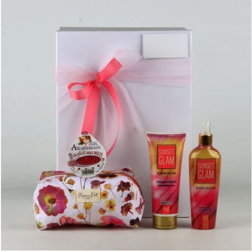 Sunset Glam Beauty & Wellness Gift Box