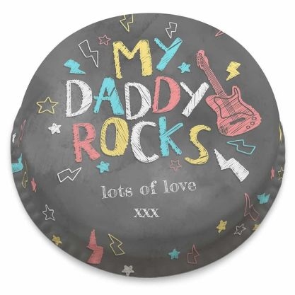 my daddy rocks cake (letterbox gift  cake(serves 2-4))