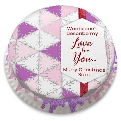 Love For You Cake (letterbox gift cake (serves 2-4))