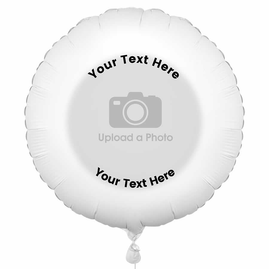 Photo Balloon With Text