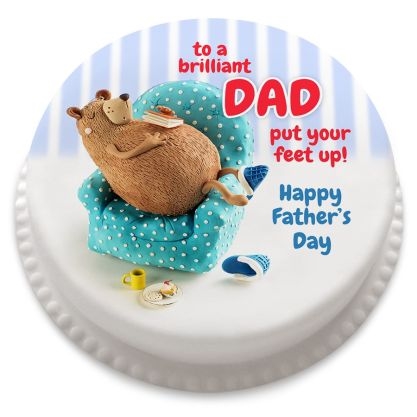 dad put your feet up! Cake (letterbox gift  cake(serves 2-4))