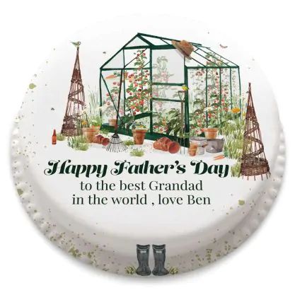 green house cake (letterbox gift  cake(serves 2-4))