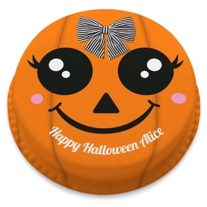 cute pumpkin cake (small party cake (serves 10-12))
