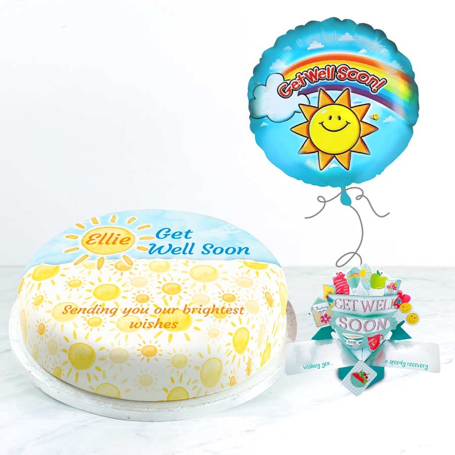 Summer Get Well Gift Set (Small Cake Set (S) Serves 10)