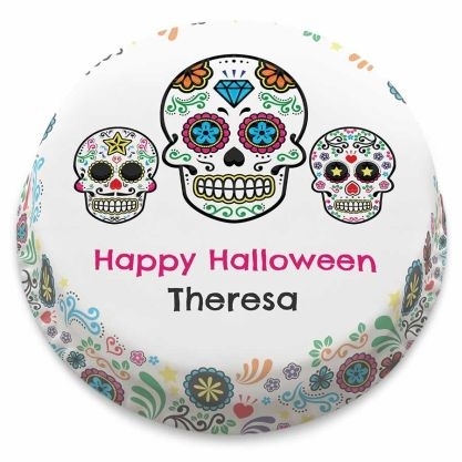 sugar skulls cake (small party cake (serves 10-12))