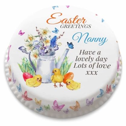 easter greetings cake