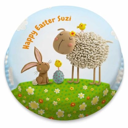 easter animals cake