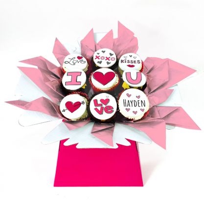 diy scribble cupcakes bouquet