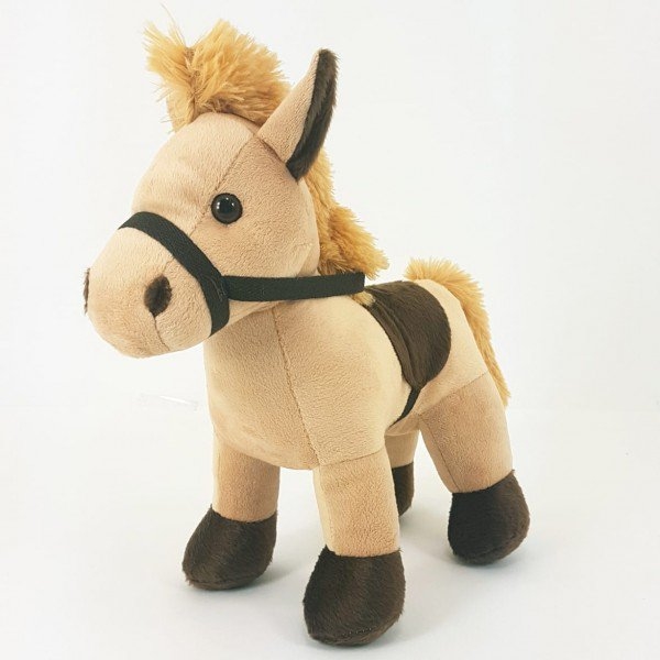 Stuffed Horse 25 Cm - Baby Brown
