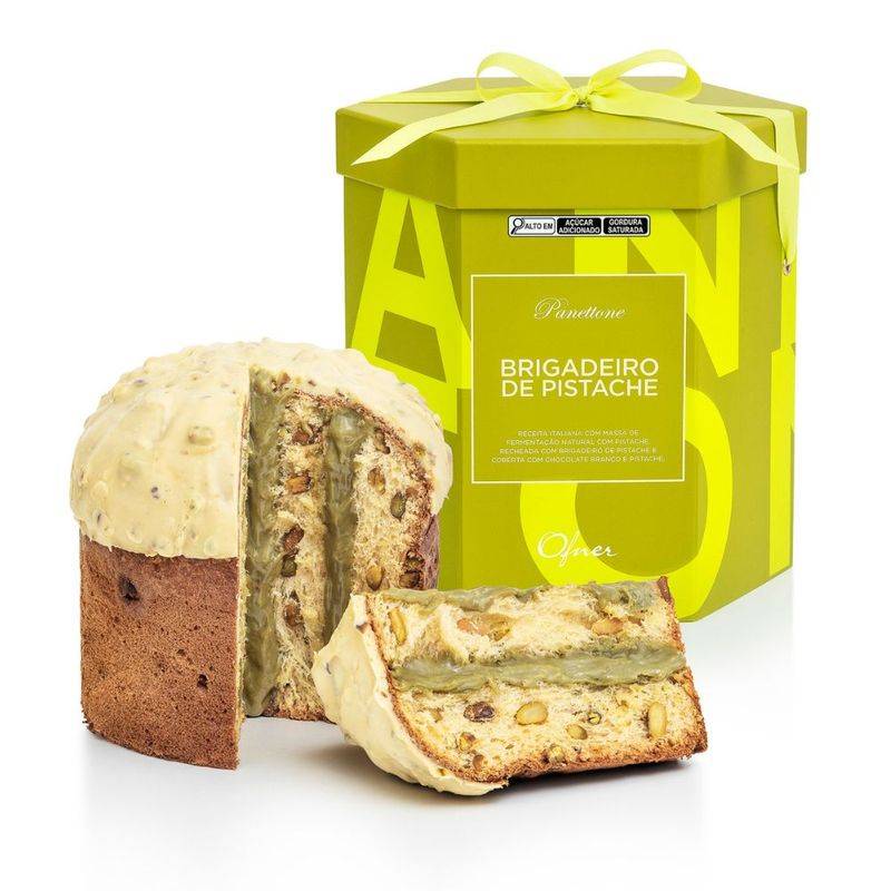 Pistachio Brigadeiro Panettone 1kg