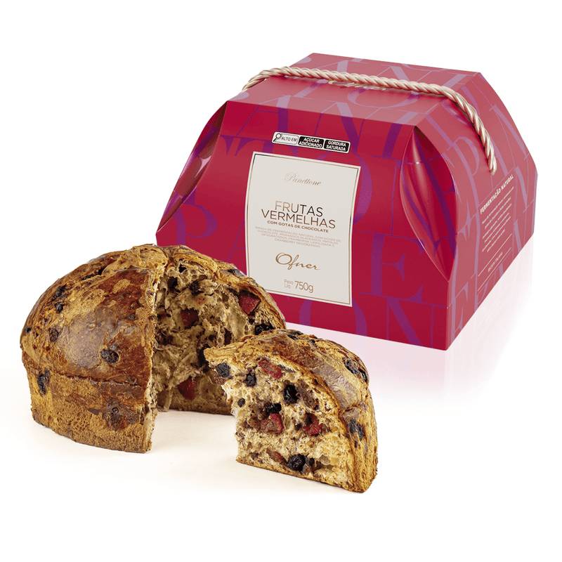 PANETTONE GENOVÈS RED FRUITS 750G