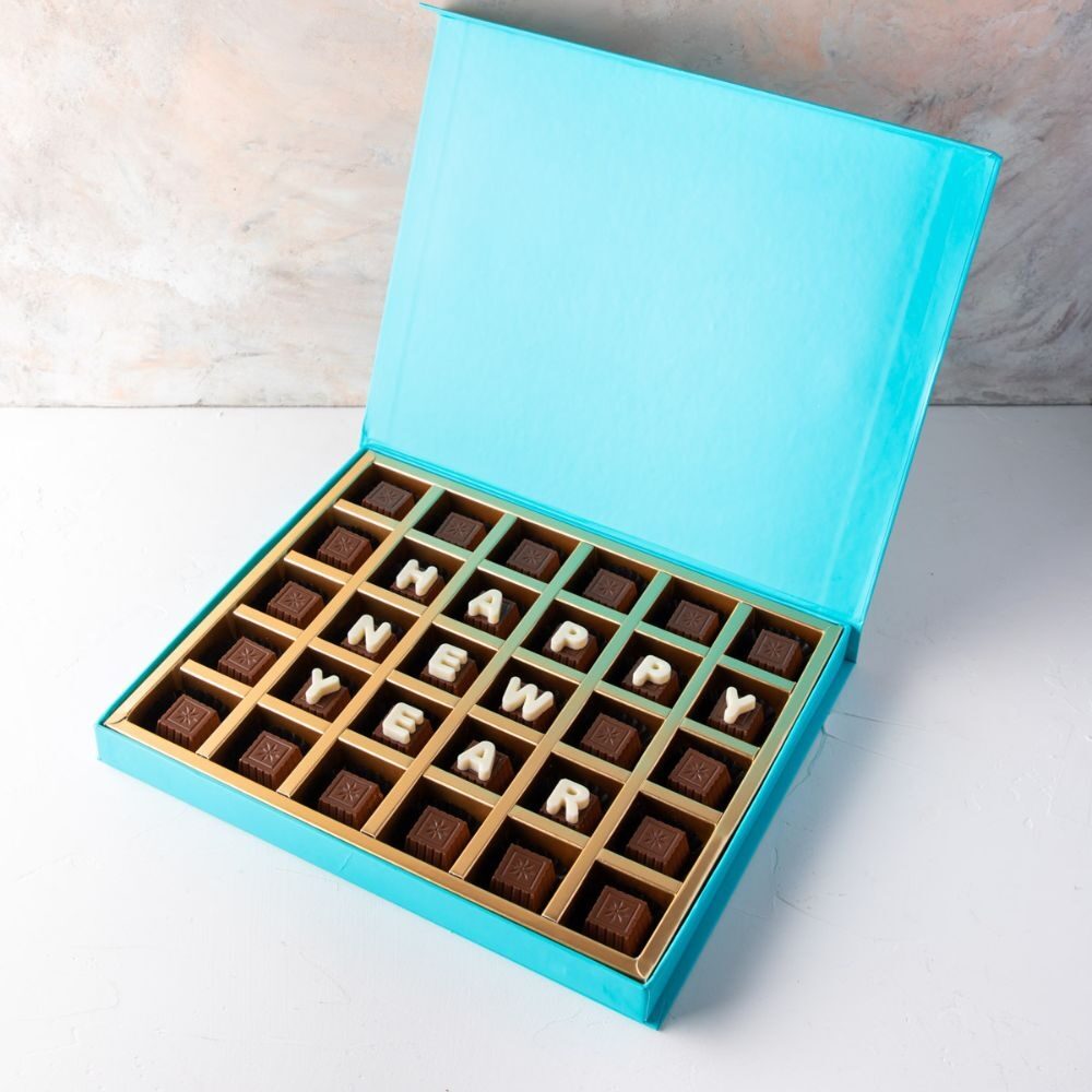 Customizable New Year Chocolates A Sweet Celebration