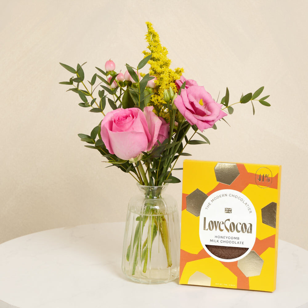 Lullaby & Vase with LoveCocoa Chocolate
