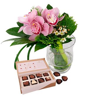 Sweet Cymbidian - Chocolate Bouquet