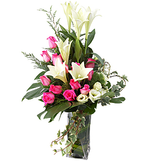Stellar - Lilies Flower Arrangement