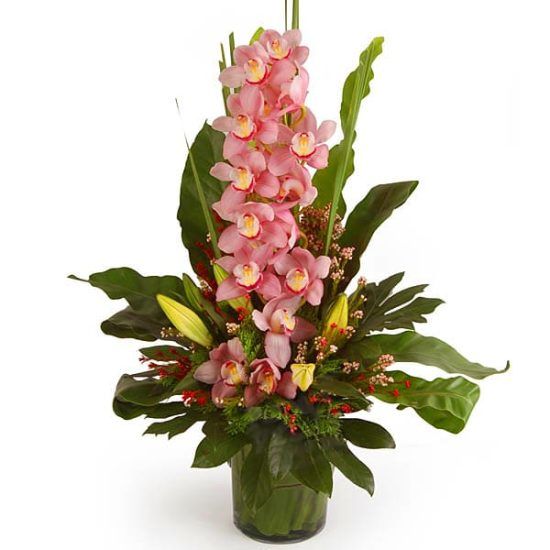 Delia Love - Cymbidium Flower Arrangement