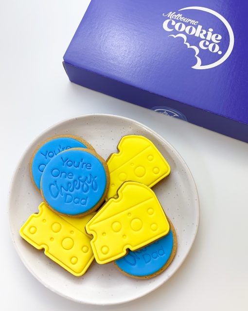 Father’s Day Cookies – You’re One Cheesy Dad (Box of 6)