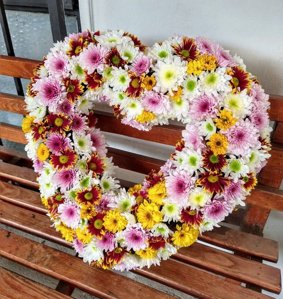 Heart of Premium Assorted Flowers