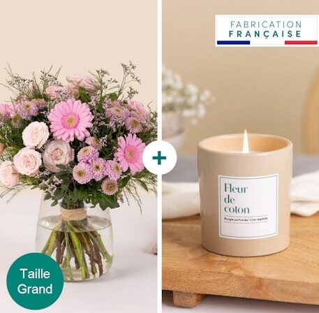 Floral Delight and its Scented Candle (Normal)