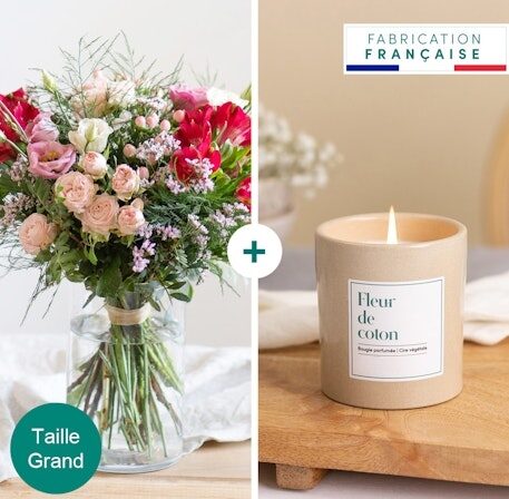 Happy birthday and its scented candle (Normal)