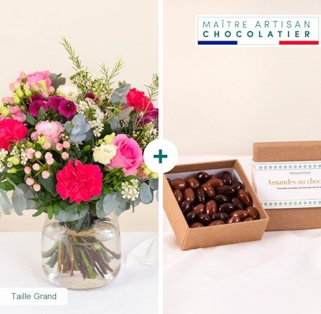 Rosa bella and its chocolate almonds (Normal)