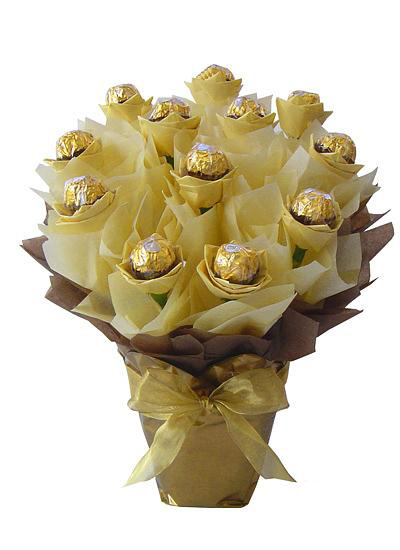 Golden Chocolate Bouquet (Small)