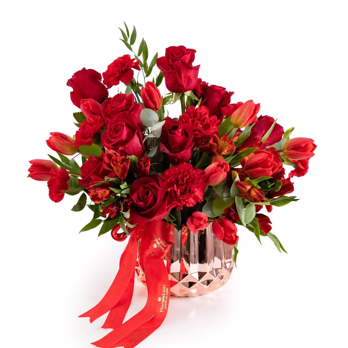 Red roses and tulips (standard)