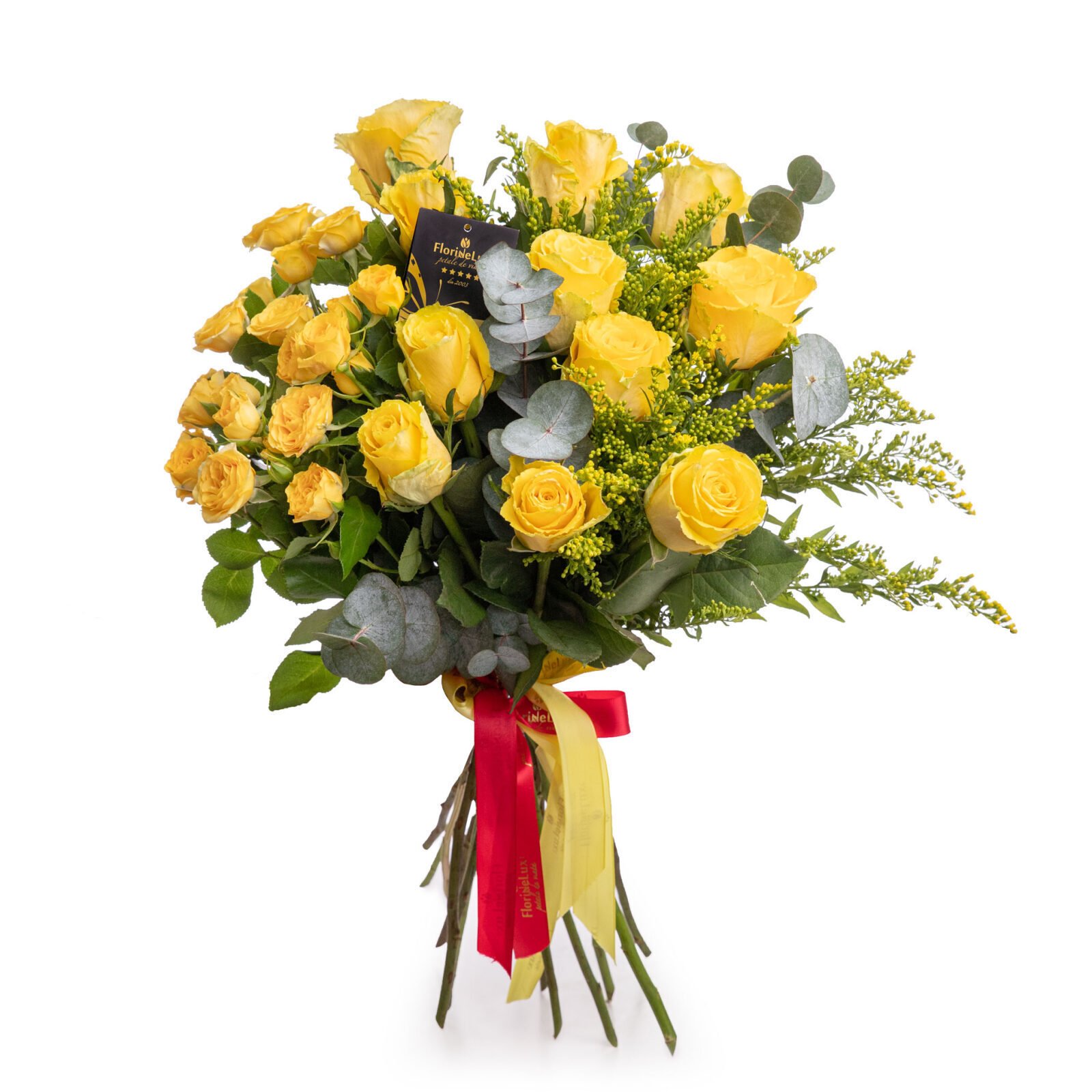 Bouquet of solar yellow roses (Standard)