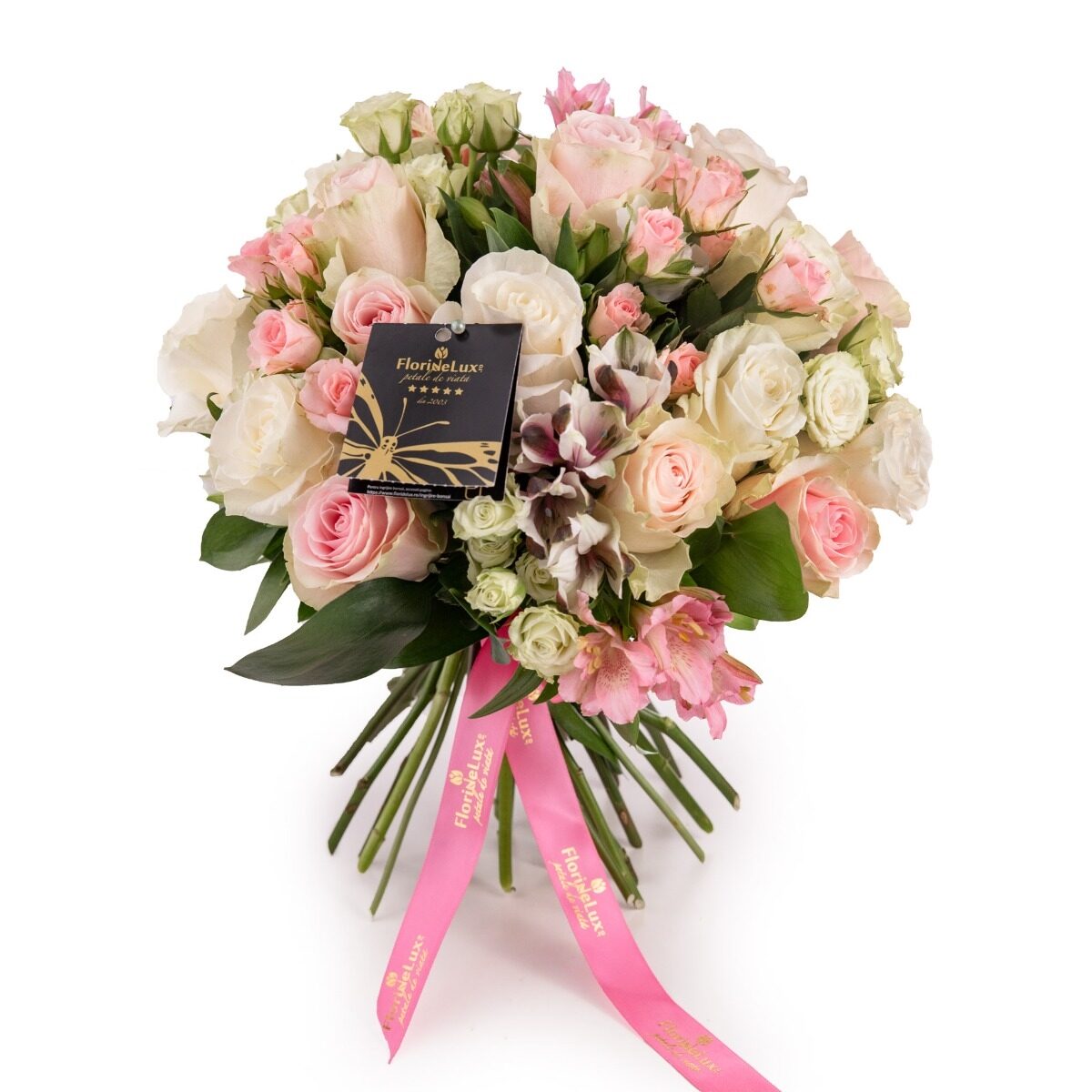 Delicate roses in a bouquet (standard)