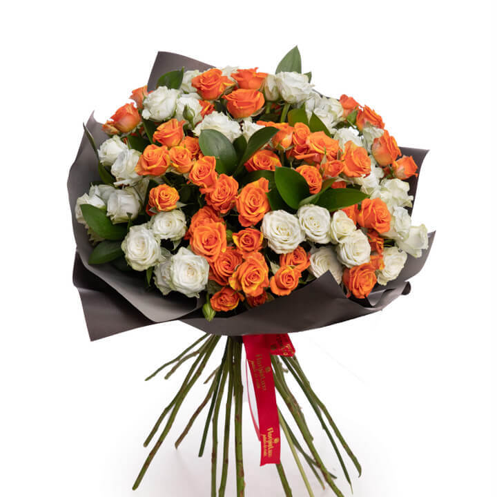 Bouquet of colored roses My special one (Standard)