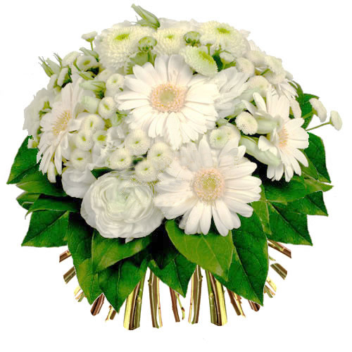 Send Flowers To Romania - White Bouquet (Standard)