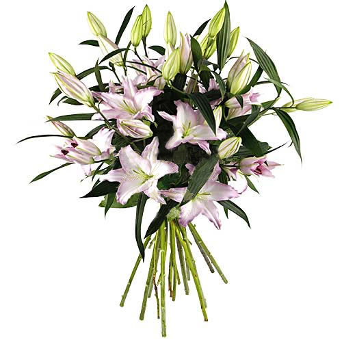 White Lilies Bouquet From Florist In Romania (Standard)