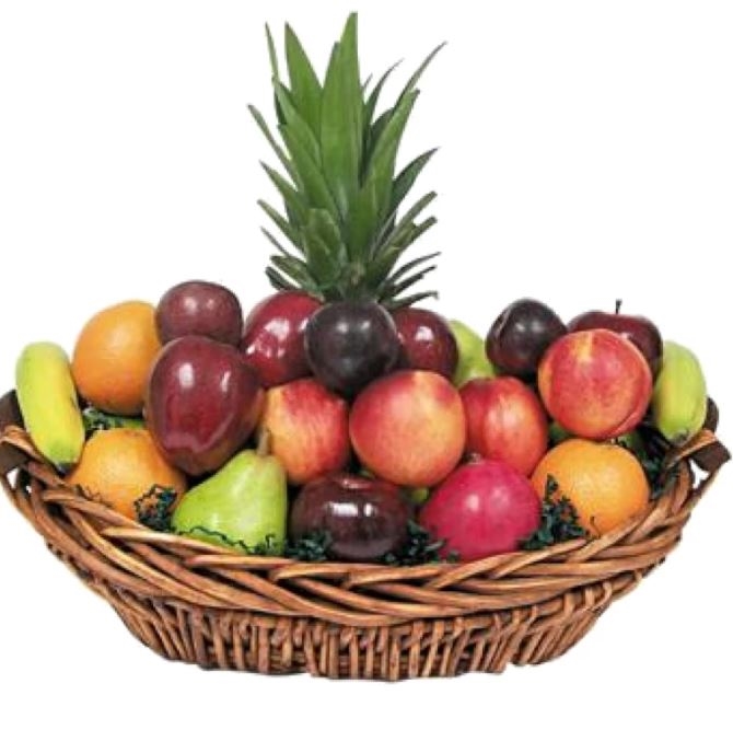 Double Joy Fruits Gift Basket