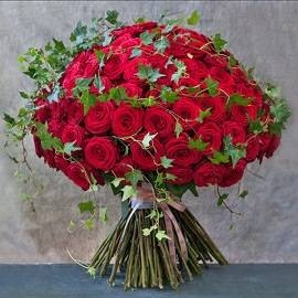 Love's Truest Language (101 Roses)