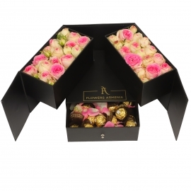 Pink Roses and Chocolate