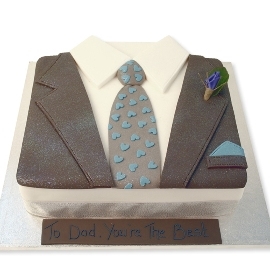 Suit & Tie Cake (15 persons / diameter 25 cm)