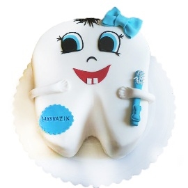 Happy Tooth Cake (22 persons / diameter 30 cm)