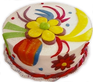 Colorful Cake Of Happiness (15 persons / diameter 25 cm)