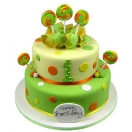 1St Birthday Cake (30 persons / diameter 35 cm)