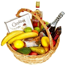 Fruit And Chocolate Basket