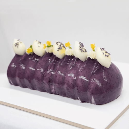 Lemon Blueberry Charlotte Gateau-8