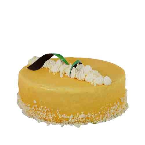 Passion Fruit White Chocolate Mousse Cake