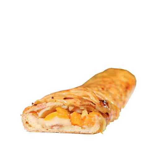 Peach And Vanilla Custard Strudel